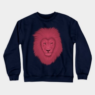 LION Art Work ( Vector Art Style ) Crewneck Sweatshirt